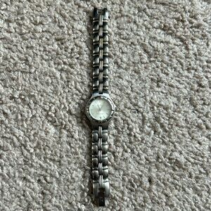 Anne Klein women’s vintage silver stainless steel bracelet watch one‎ size